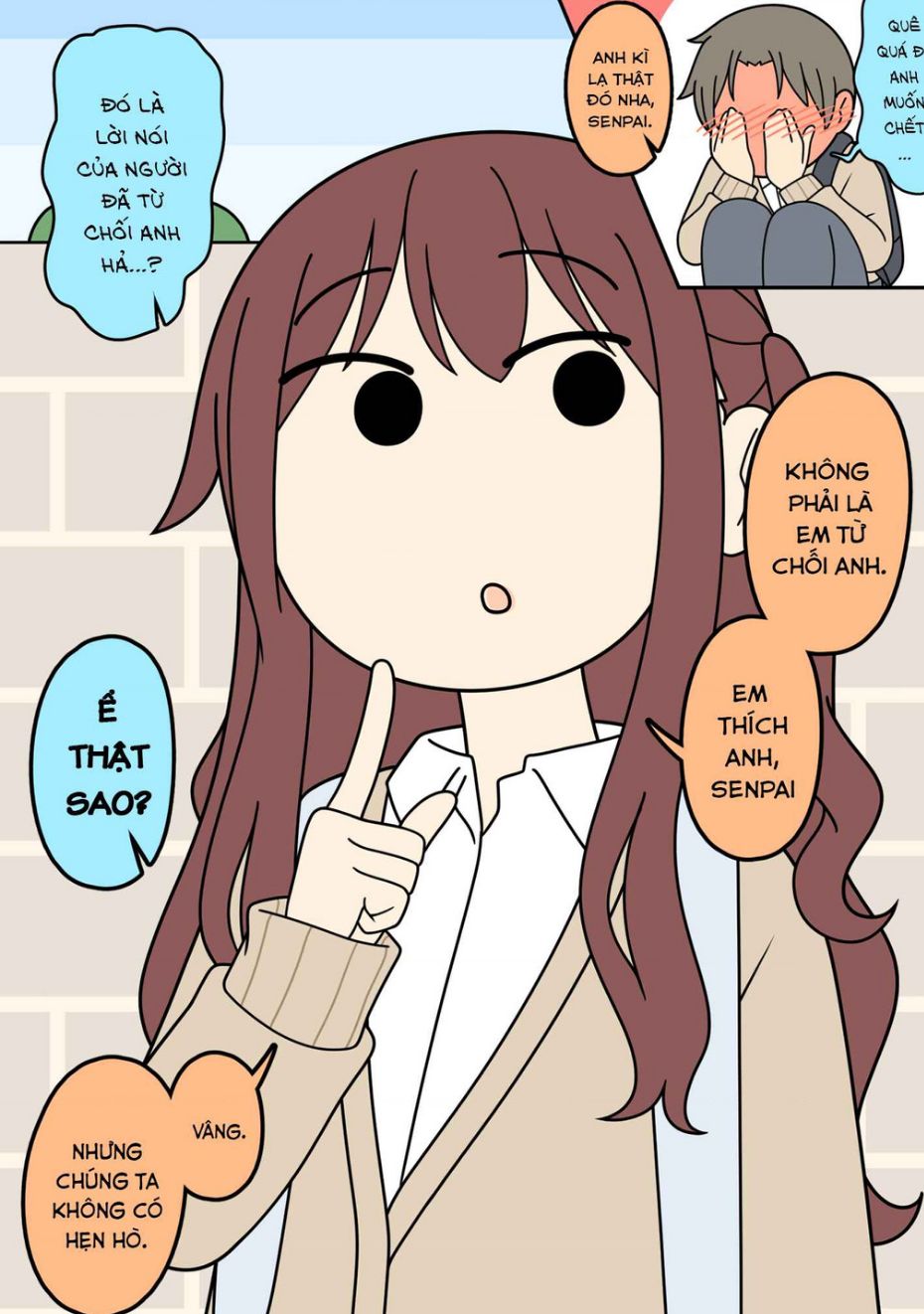 a senpai and a kouhai who are not dating chapter 2 1