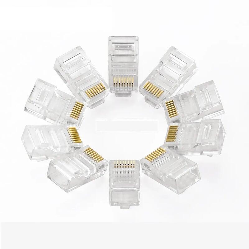 Ugreen UG50246NW110TK Đầu bấm mạng RJ45 chuẩn Cat5e cao cấp mạ vàng - HÀNG CHÍNH HÃNG