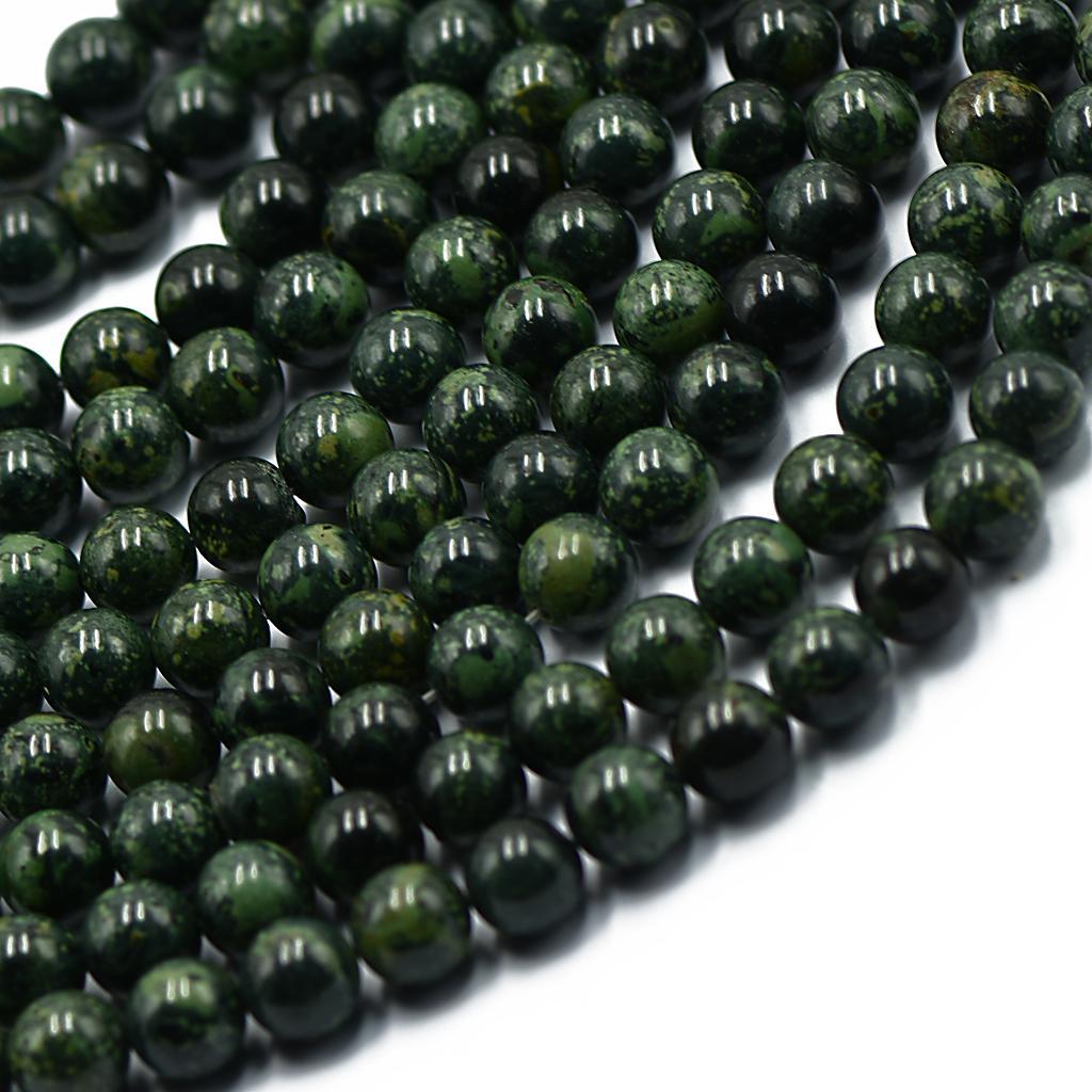 Strand of 8mm Round Kambaba Jasper Gemstone Jewelry Making Loose Beads