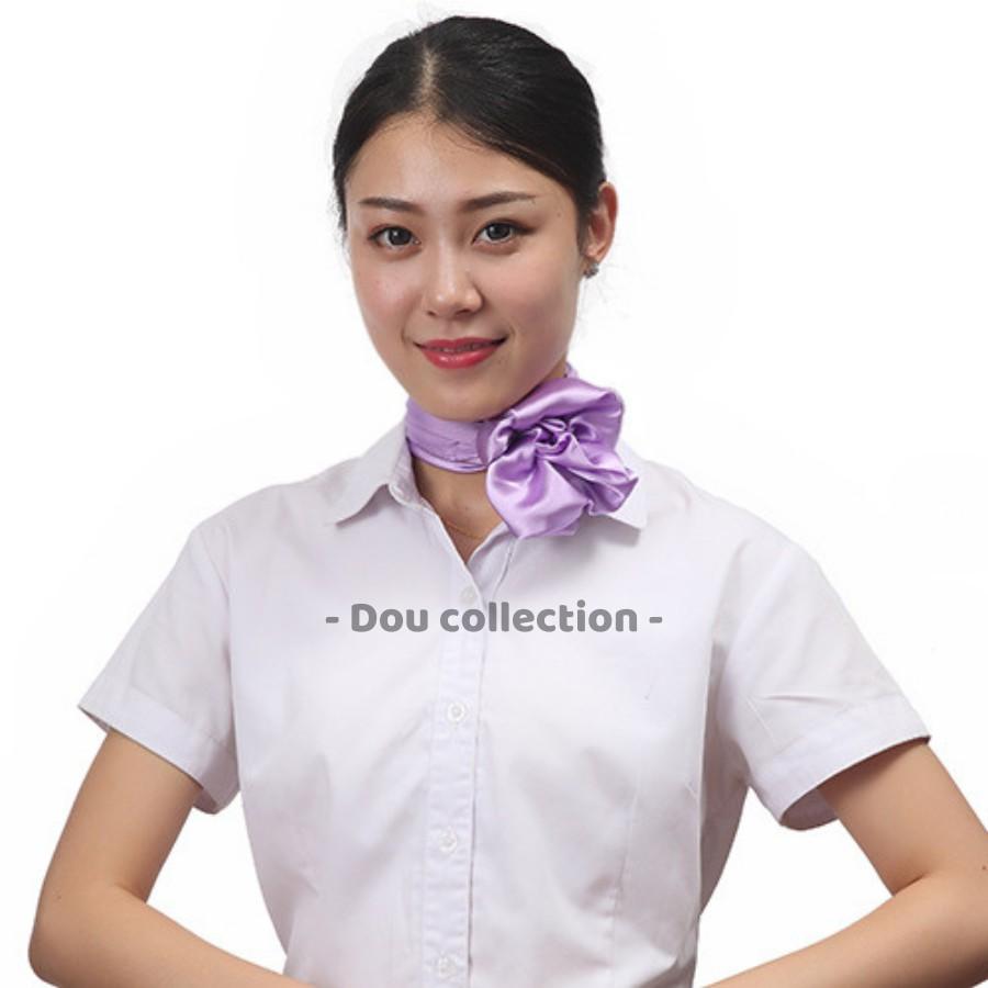 Khăn Lụa Vuông, Khăn Turban Trơn Nhiều Màu - Chất Liệu Satin - Size 60x60cm - SD000