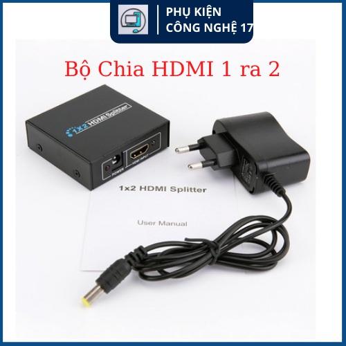 Bộ chia HDMI 1 ra 2 Arigato chuẩn Full HD 1080. bộ chia hdmi ra hai màn hình