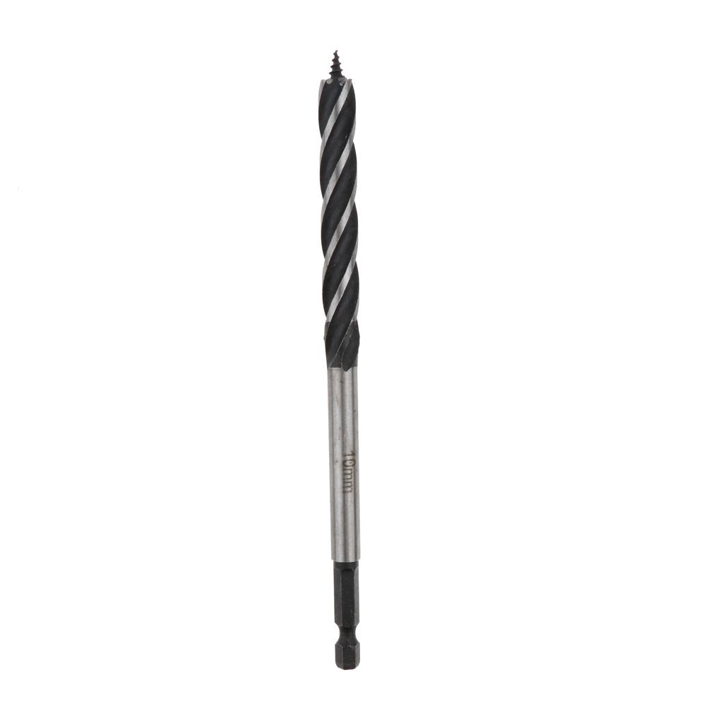 HSS 165mm Brad Point Drill Bit Shank Twist Woodworking Tool 10&amp;12mm