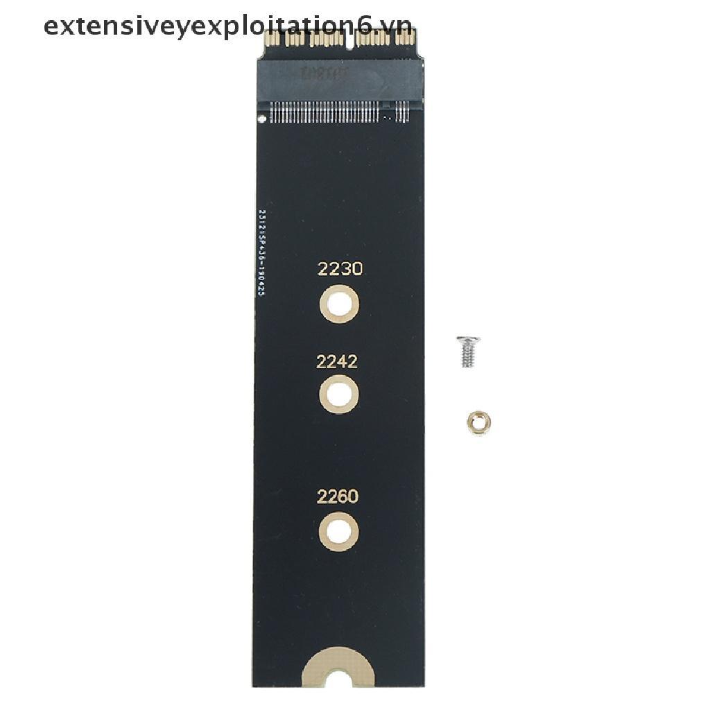 Thẻ Chuyển Đổi SSD NVMe PCIe M.2 NGFF Cho 2013 2014 2015 macbook air pro.