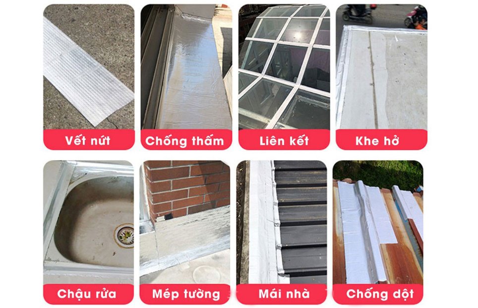 Băng Keo SIÊU DÍNH Chống Thấm Trên Mọi Bề Mặt khổ 20cmx5m