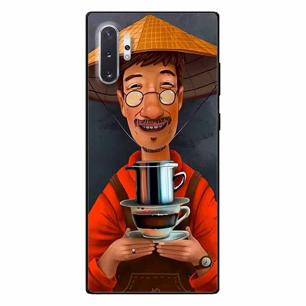 Ốp lưng in cho Samsung Note 10 Plus Cà Phê Phin