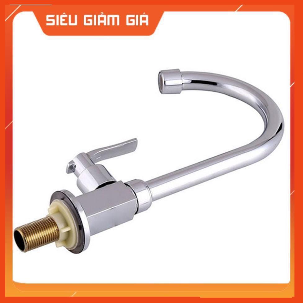 Vòi nước bằng thép không gỉ thiết kế hiện đại dành cho bồn rửa chén 206806