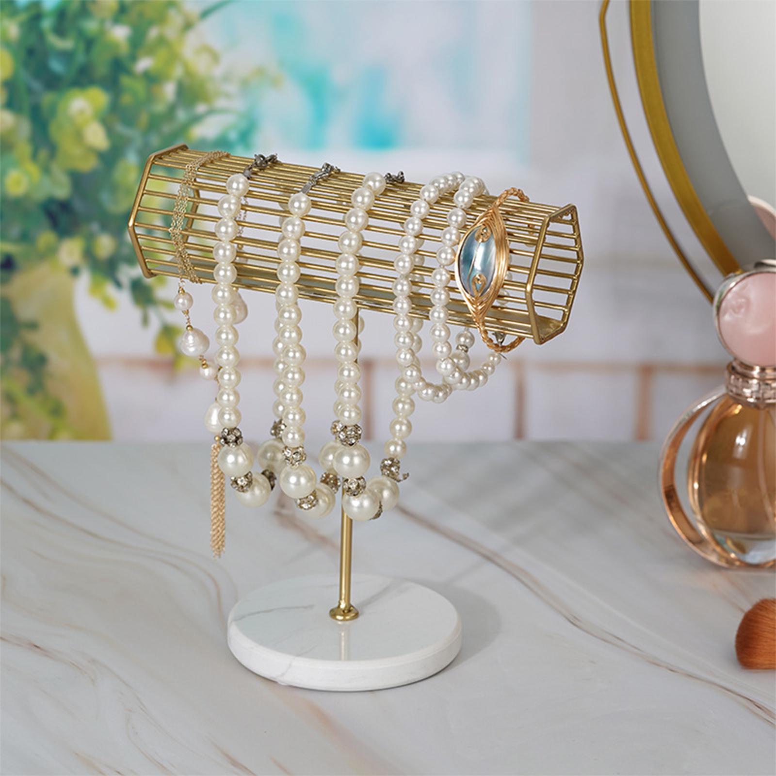 Marble & PU Watch Holder Stand for Display