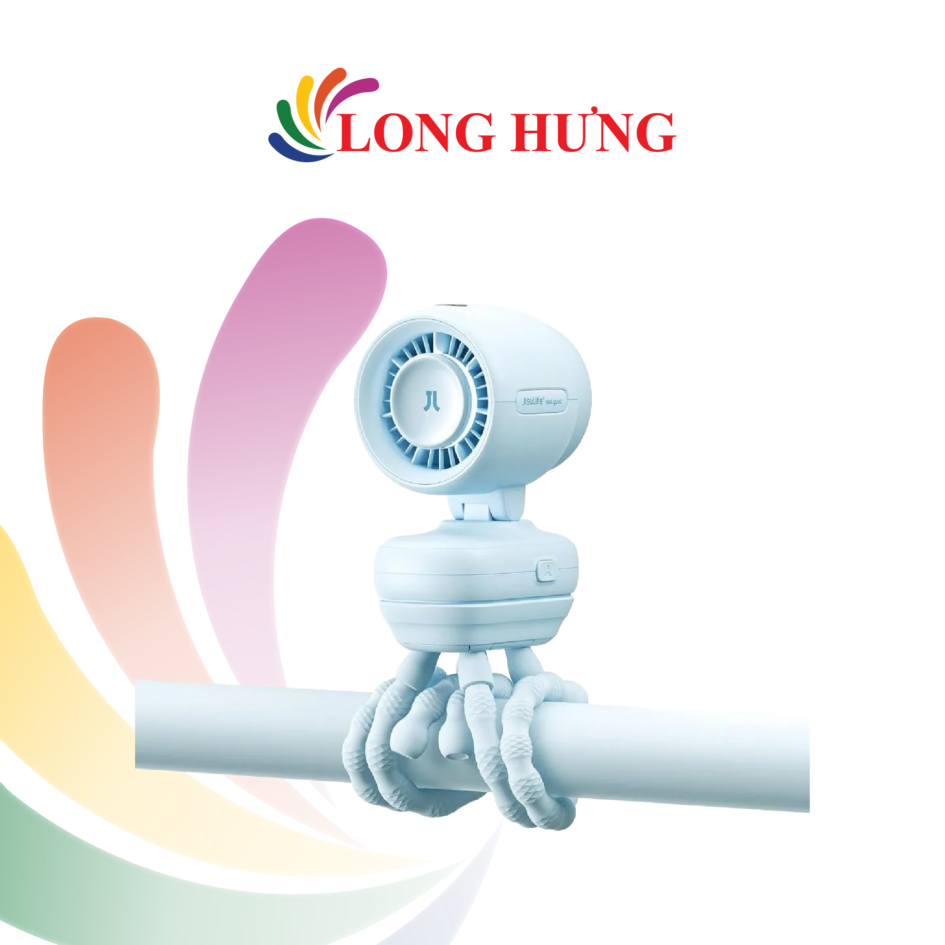 Quạt mini Jisulife Stroller Fan Life4 5000mAh - Hàng chính hãng