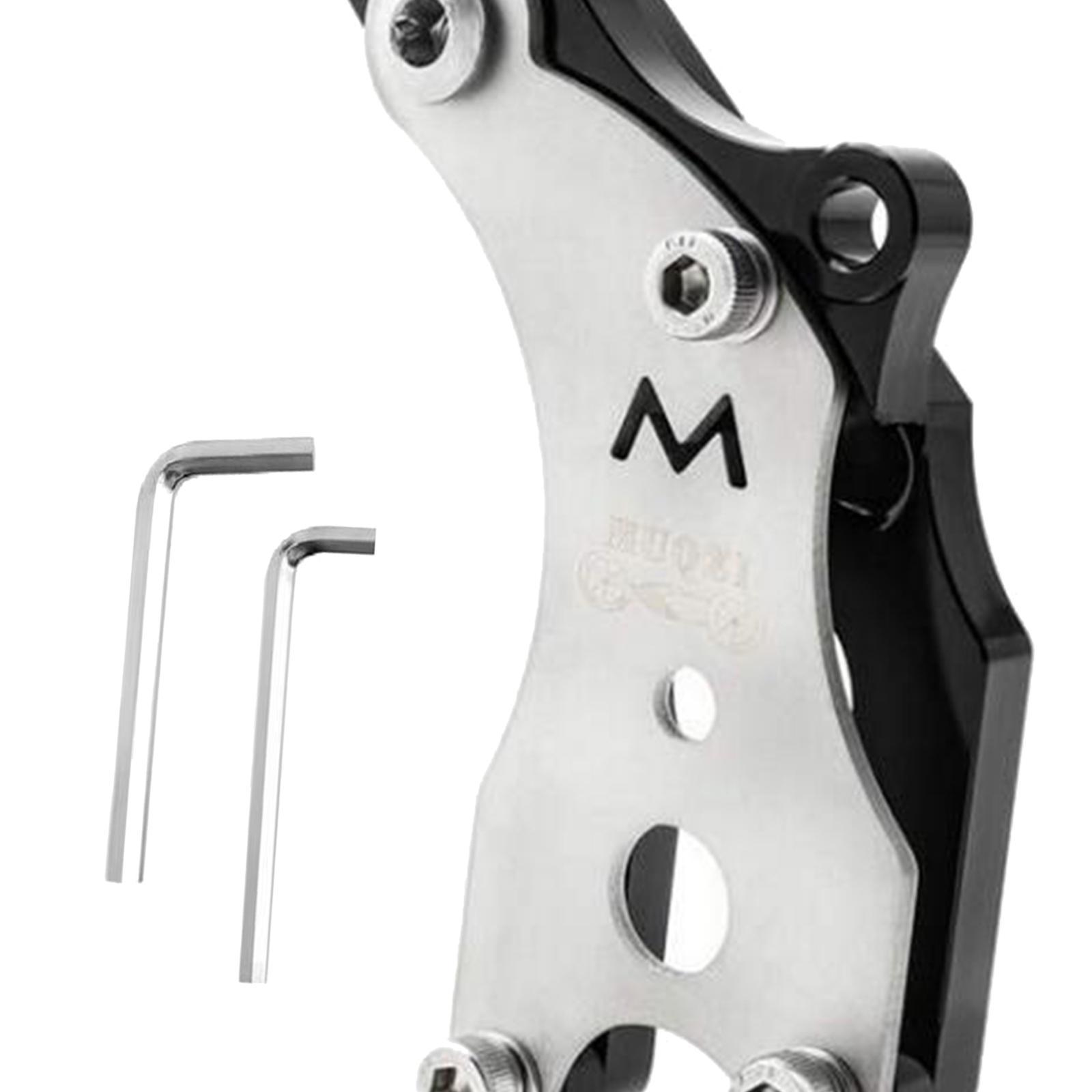 Bike Disc Brake Adapter Bracket Modification Holder Parts Road black