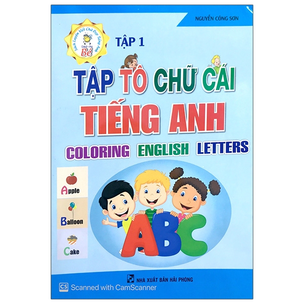 Tập Tô Chữ Cái Tiếng Anh Tập 1