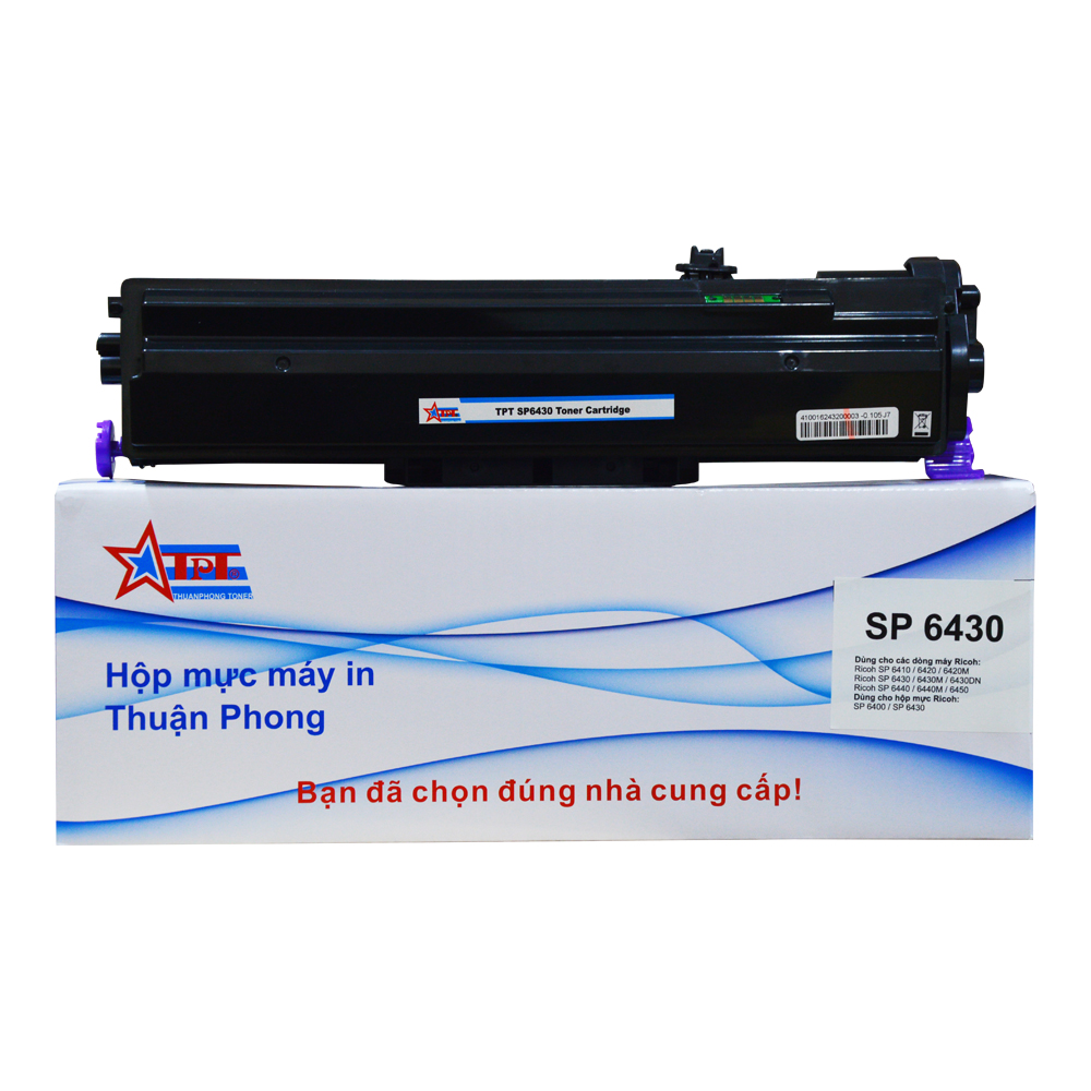 Hộp mực Thuận Phong SP6430 dùng cho máy in Ricoh SP 6410/ 6420/ 6420M/ 6430/ 6430M/ 6430DN/ 6440/ 6440M/ 6450 - Hàng Chính Hãng