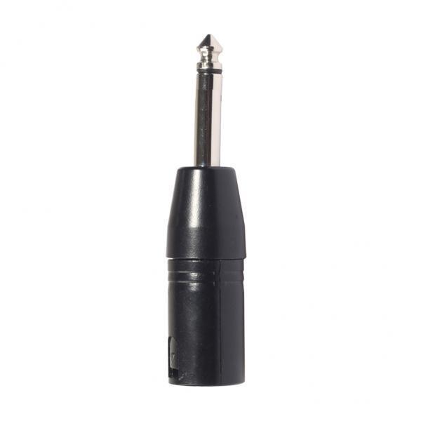 2x3 Pin XLR Male to 6.35mm Male Mono Jack Adapter Microphone