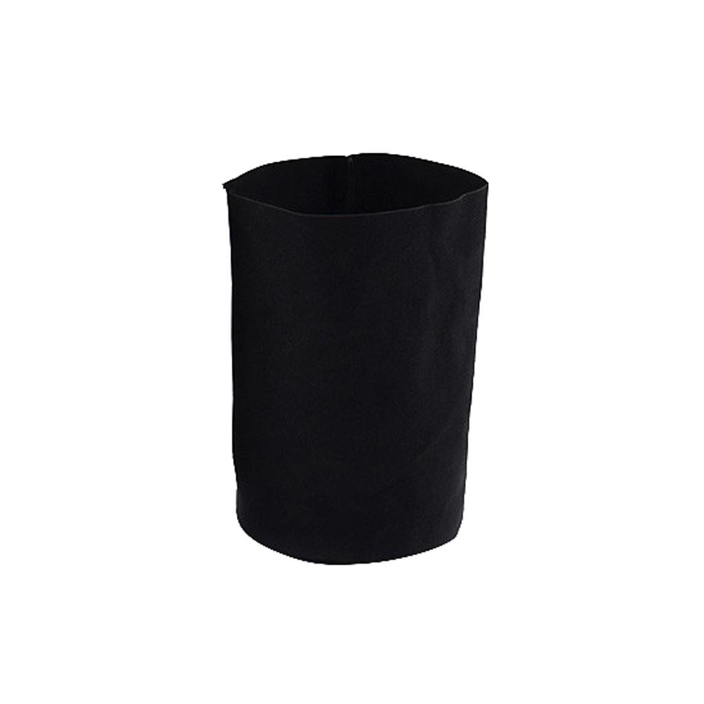 Washable Storage Bag Kraft Paper Bag Plants Flower Pot Economic Bag Black L