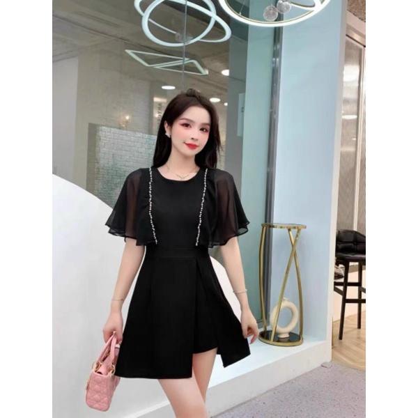 SÉT BỘ SHORT ĐEN TAY CÁNH TIÊN