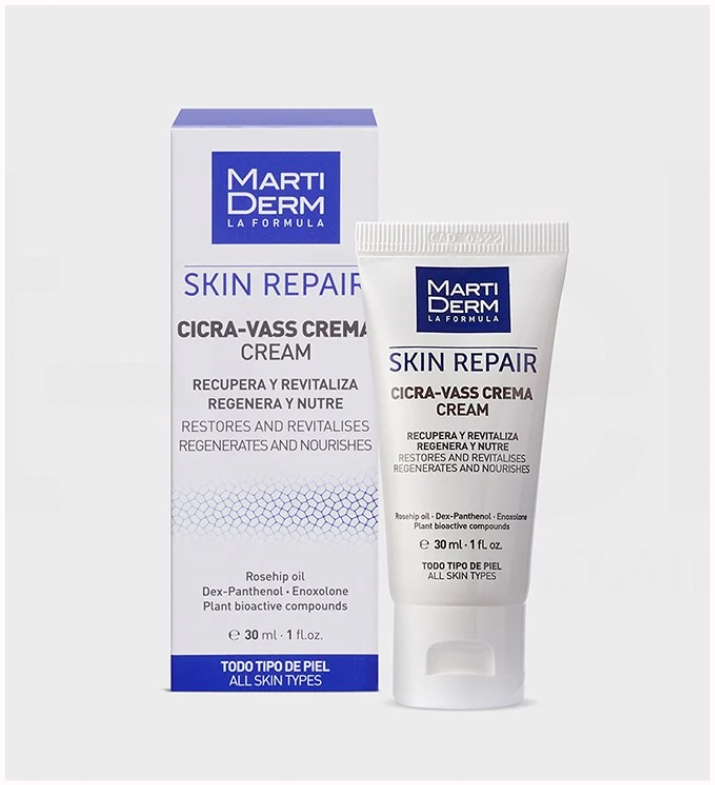 Kem Dưỡng Tái Tạo & Phục Hồi Da Nhạy Cảm - MartiDerm Skin Repair Cicra Vass Cream 30ml