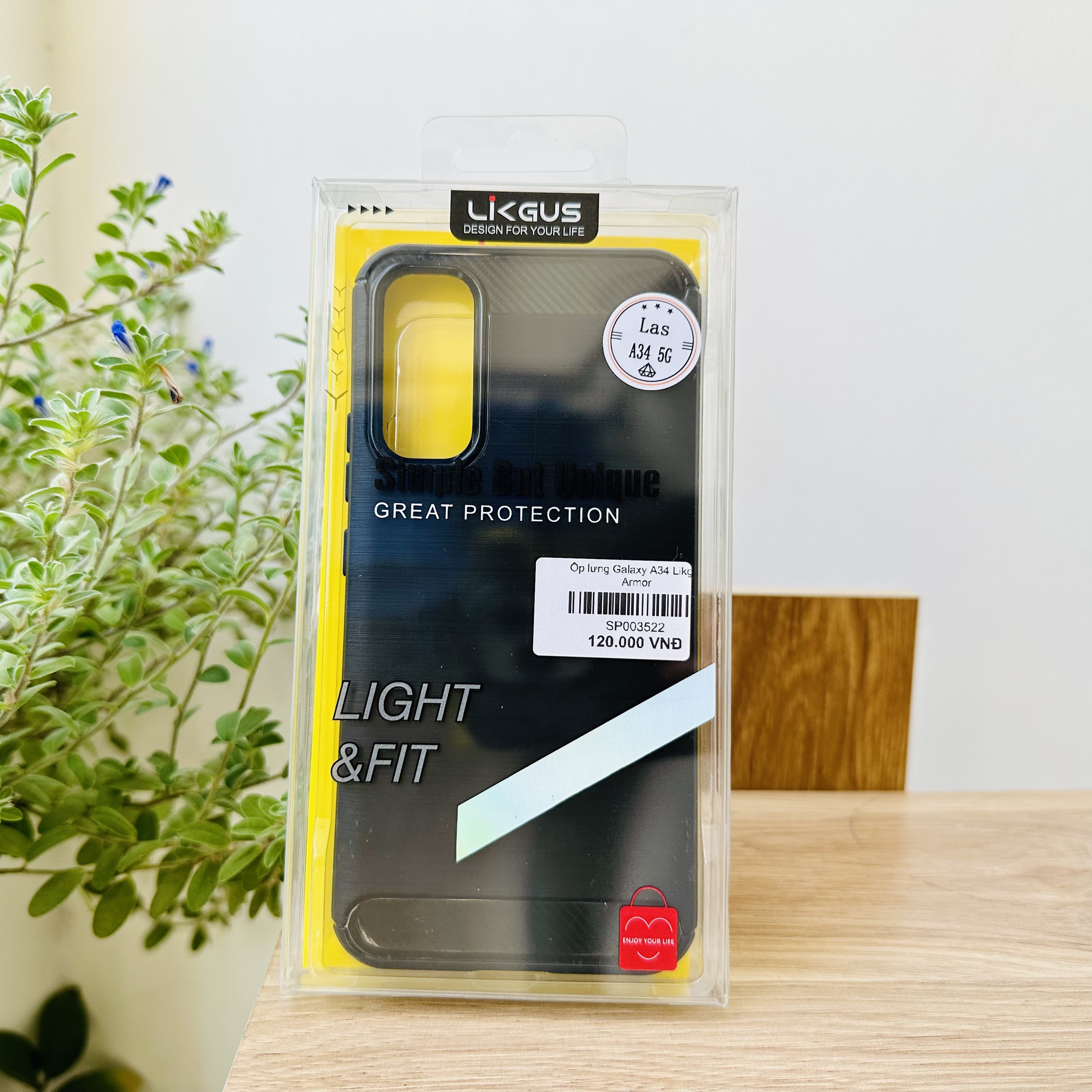 Ốp lưng Likgus armor dành cho Galaxy A34 - hàng chính hãng