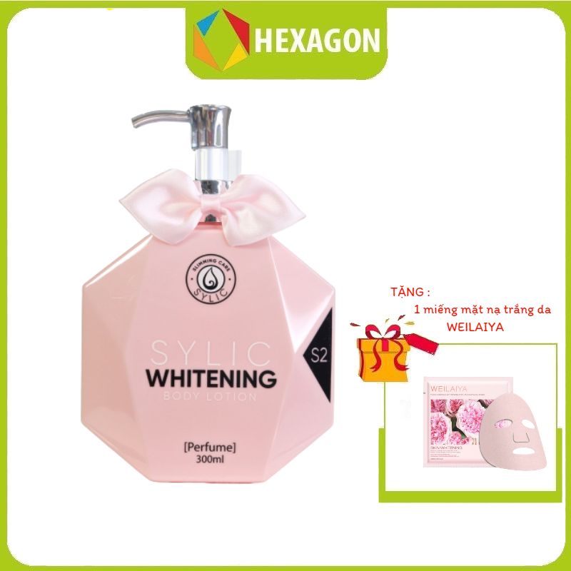 Kem Dưỡng Trắng Da SYLIC Whitening Body Lotion Full Size Hương nước hoa - Dưỡng trắng, cấp ẩm, chống nắng