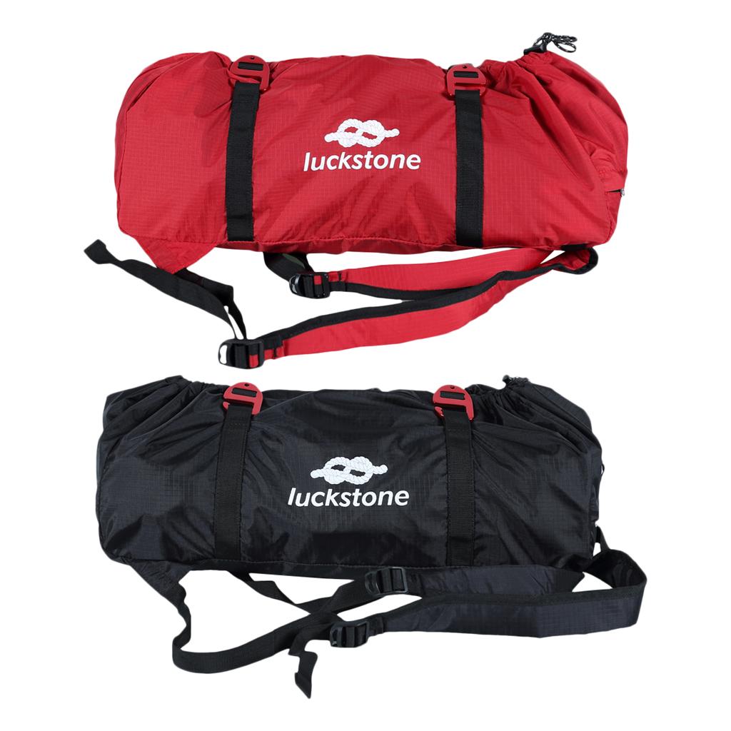2PC Folding Rock Climbing Rope Bag with Ground Sheet, Shoulder Straps and Buckle