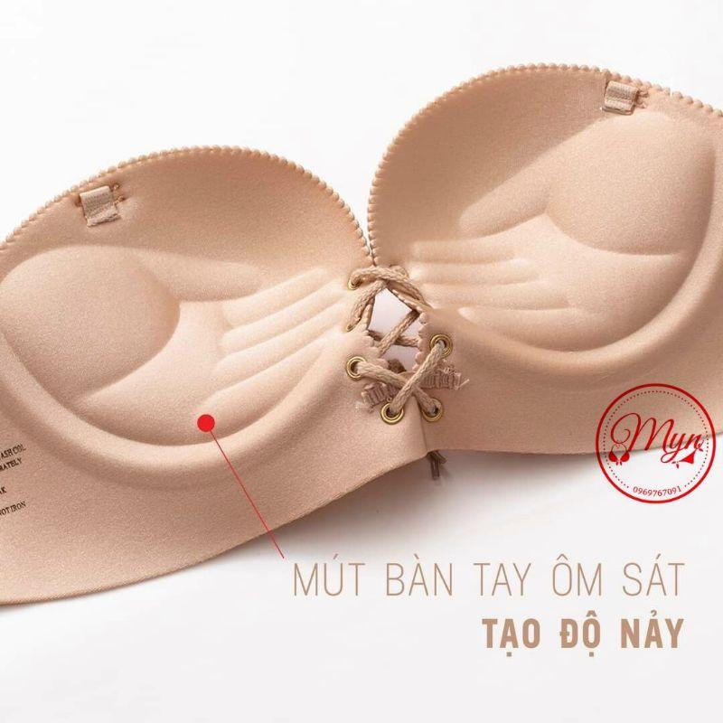 Áo lót bàn tay dây rút tạo khe nâng ngực cao cấp loại 1