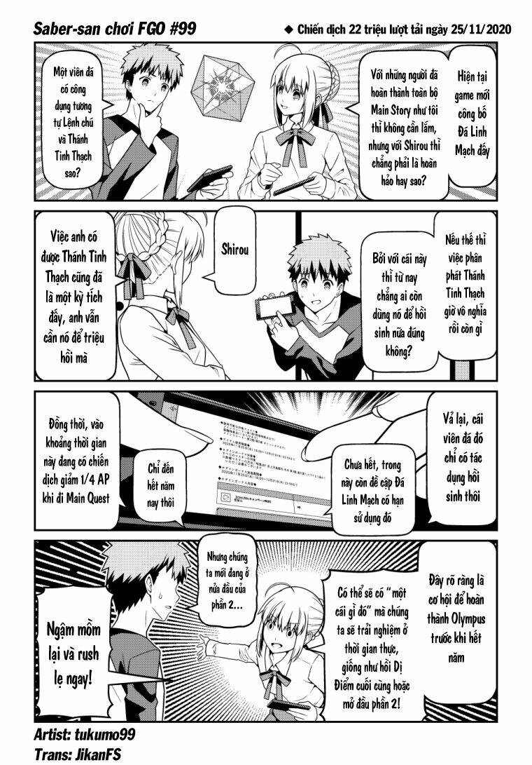 saber-san chơi fgo! chapter 51 55