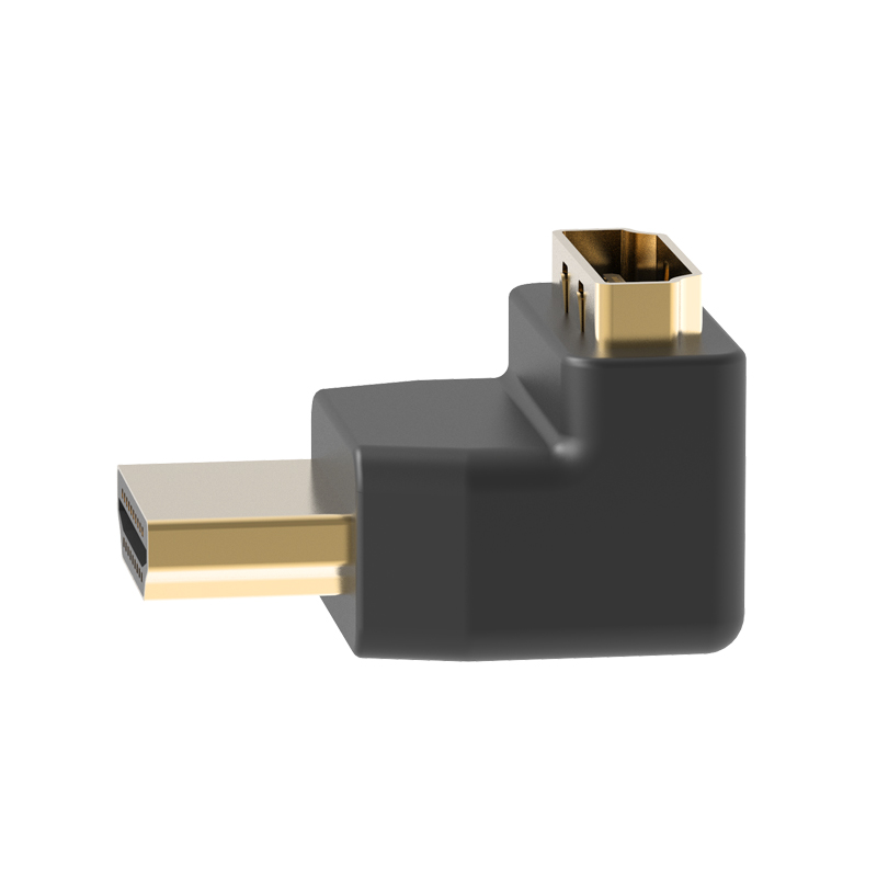 Đầu nối HDMI vuông góc 90 độ Vention 1 đực 1 cái - Hàng chính hãng