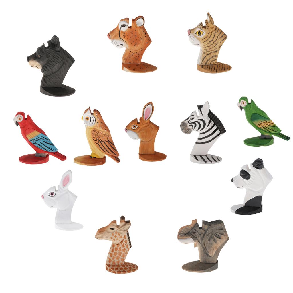 Wood Carving Eyeglasses Holder Stand Rack Spectacles Display