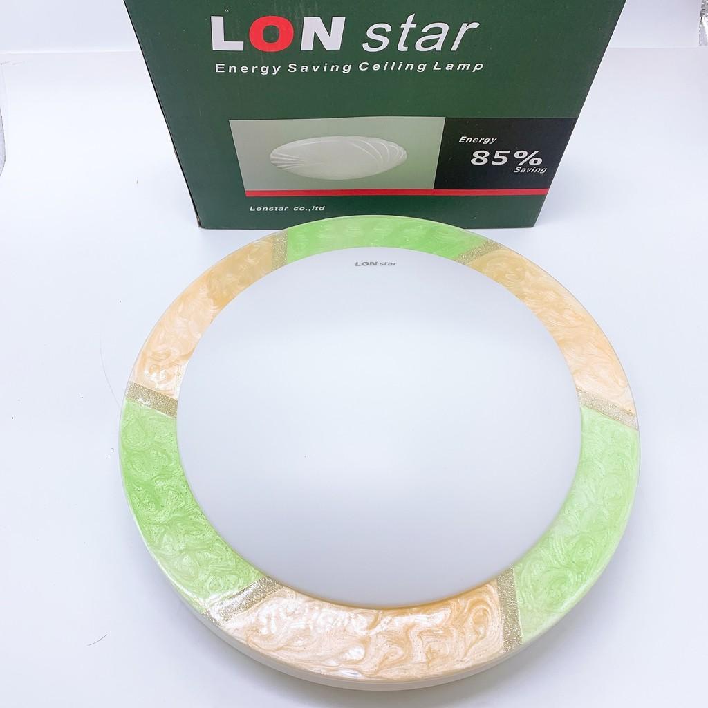 Đèn ốp trần trang trí ban công,phòng vệ sinh,cầu thang 32W phi 32cm ốp nổi tròn Thương hiệu LONstar