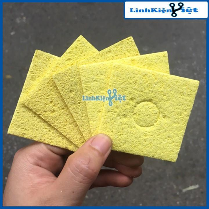 Bọt biển chùi mỏ hàn 6x6 cm