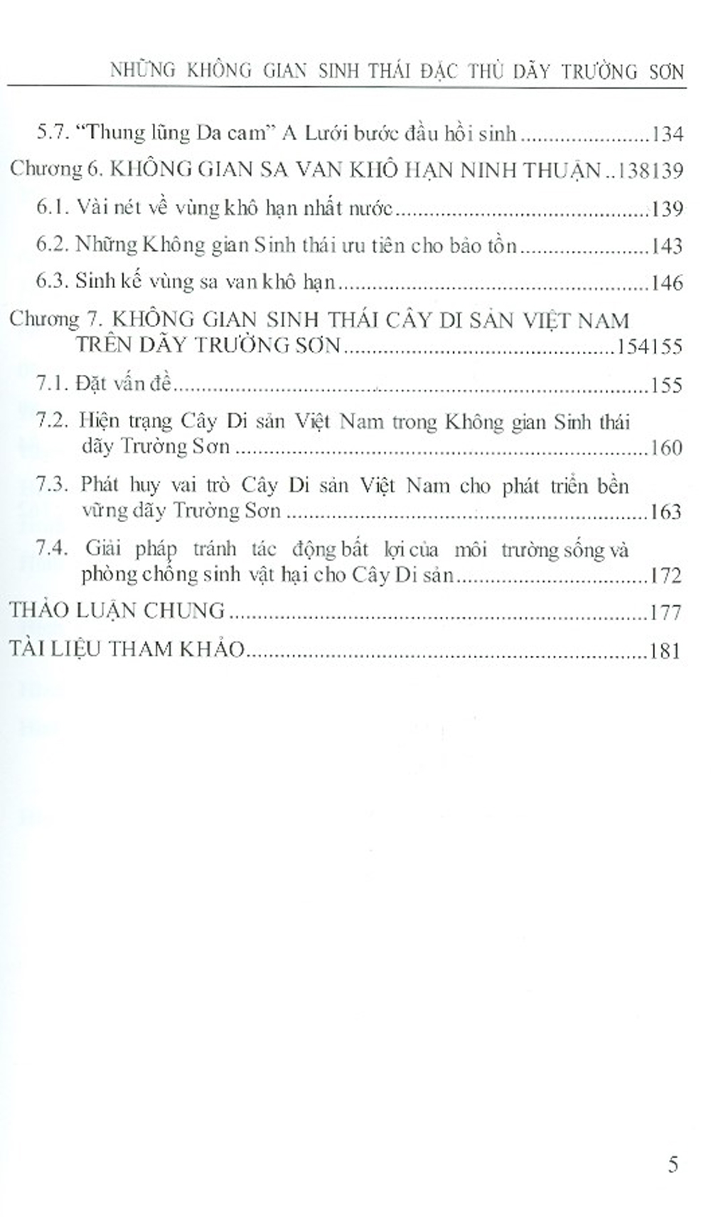 Những Không Gian Sinh Thái Đặc Thù Dãy Trường Sơn - Bảo Tồn Đa Dạng Sinh Học Dãy Trường Sơn - Tập 2