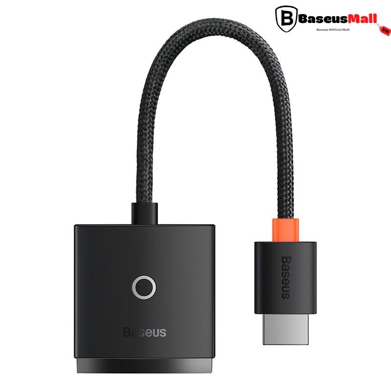 Hub Chuyển Đổi Kết Nối Baseus Lite Series Adapter HDMI to VGA (Hàng chính hãng)