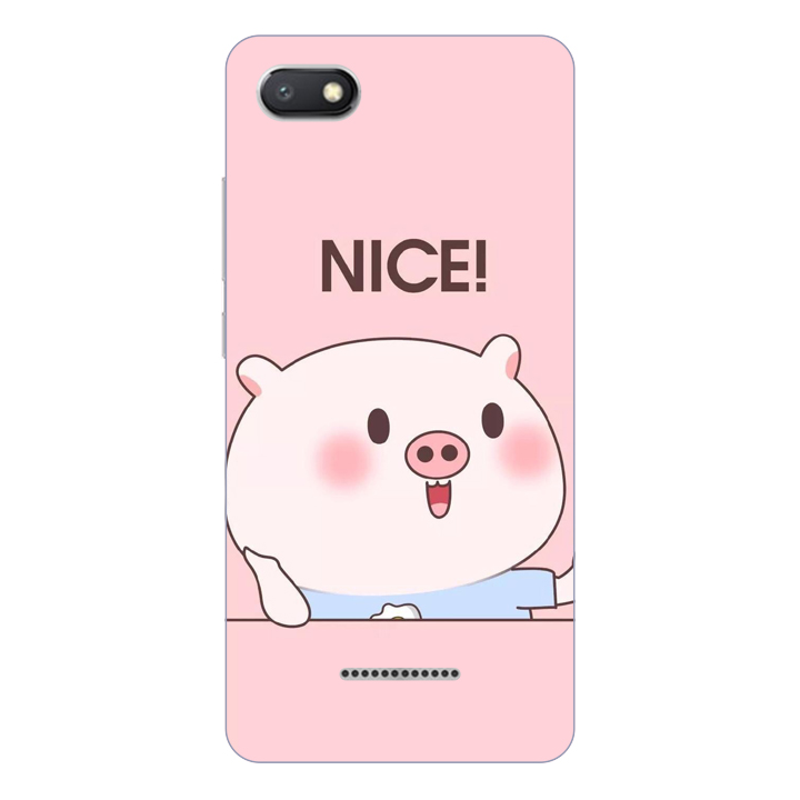 Ốp lưng điện thoại Xiaomi Redmi 6A hình Heo Con Xinh Xắn