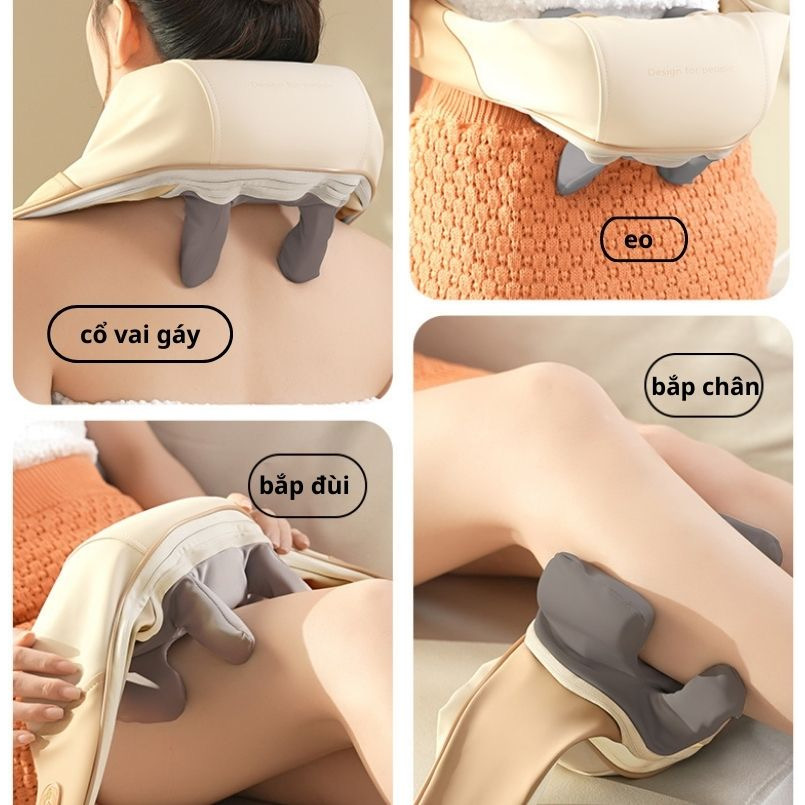 Máy massage cổ vai gáy RULAX RL-20 đa năng mô phỏng kỹ thuật Massage Số 8 BH 12 tháng