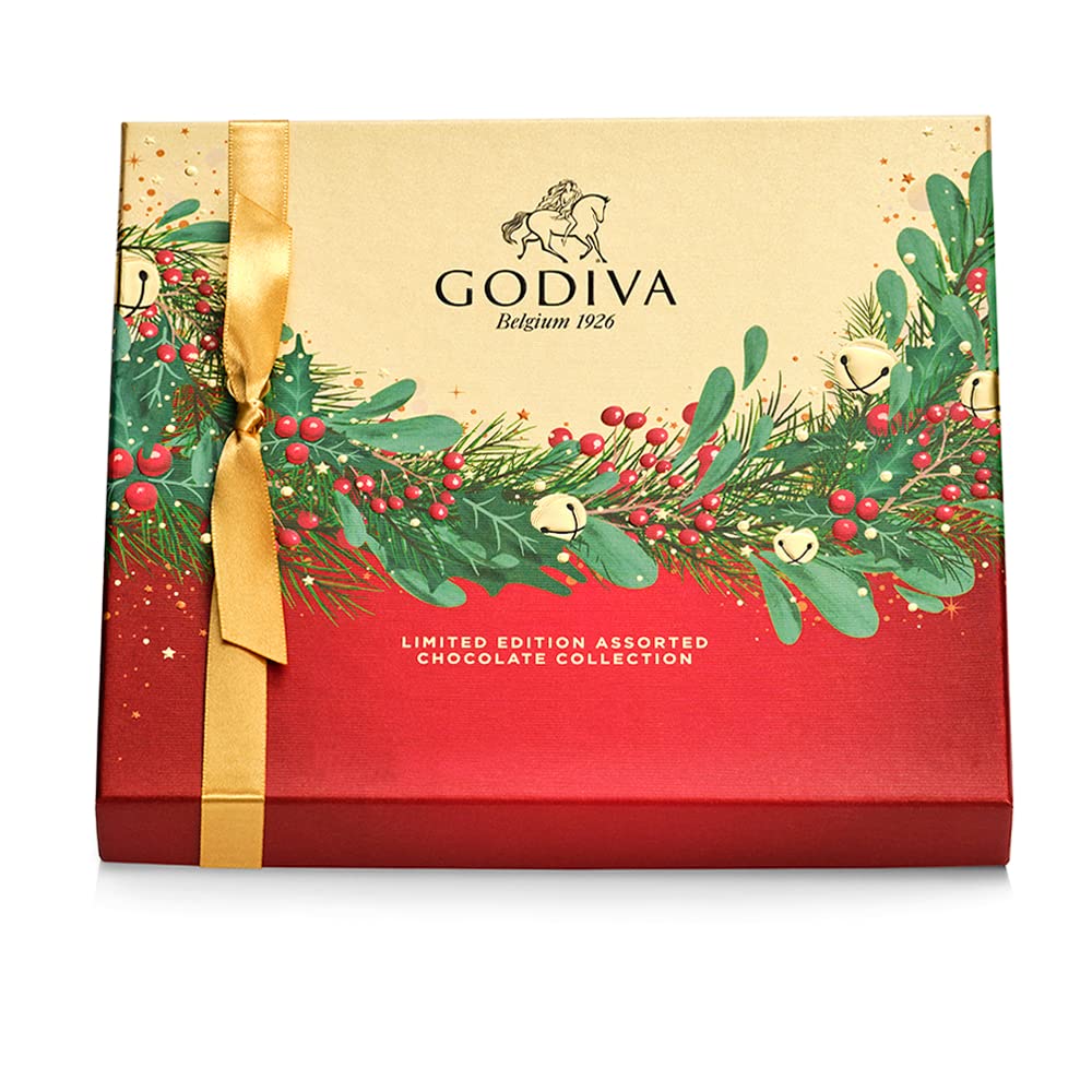 Chocolate GODIVA Limited Edition Assorted Chocolate Holiday  : Hộp quà tặng phiên bản giới hạn 19 cái