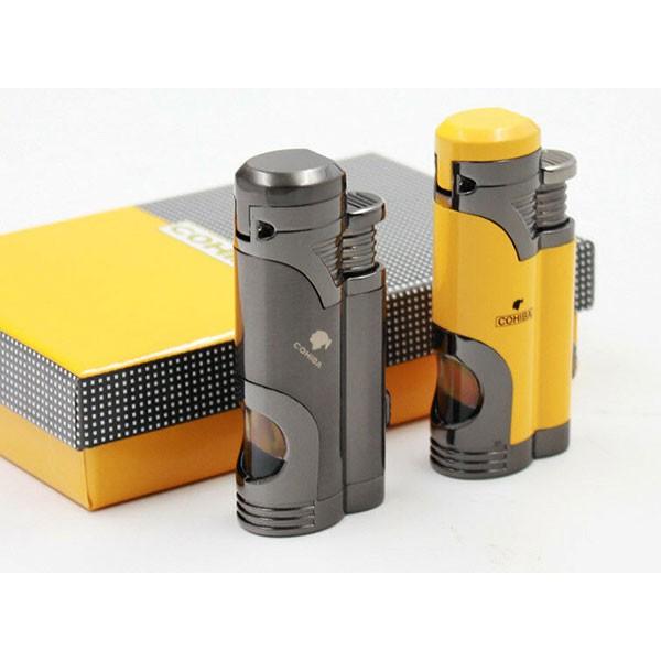 Vỏ Hột Quẹt Bật Lửa khò 2 tia  COB-359 thiết Kế Nhỏ Gọn tiện Lợi Lửa Khò Mạnh Mẽ - Dùng Gas Cao Cấp (KHÔNG XĂNG KHÔNG GAS)