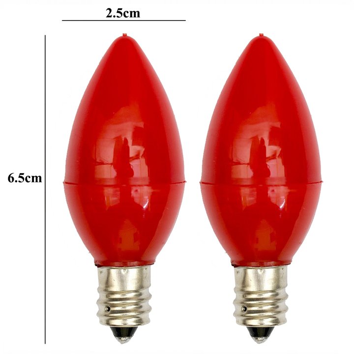 Bóng Đèn Quả Nhót. Bóng Led Trái Ớt 0,5w. Thắp Ban Thờ, Thần Tài