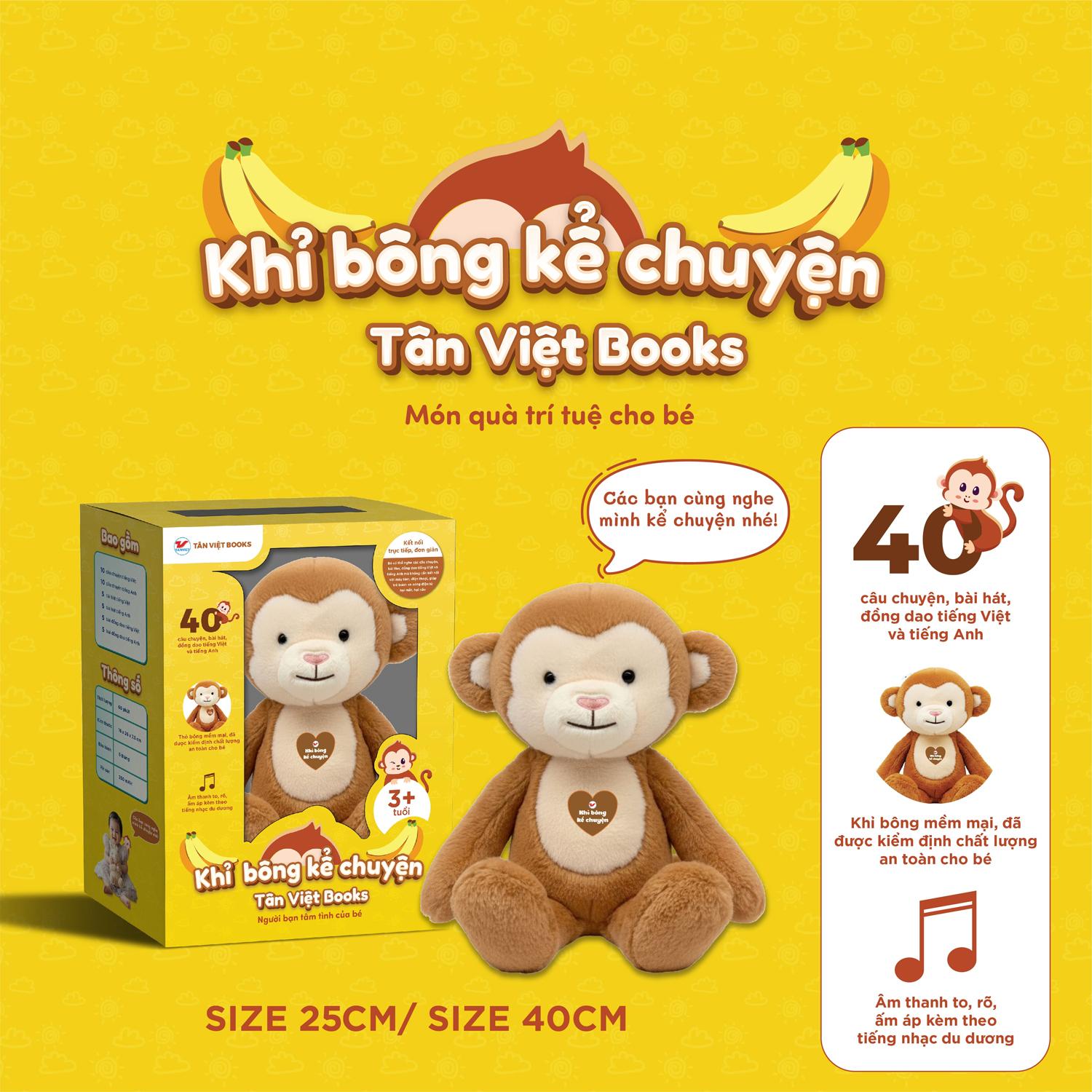 Khỉ Bông Kể Chuyện - Món Quà Trí Tuệ Cho Bé