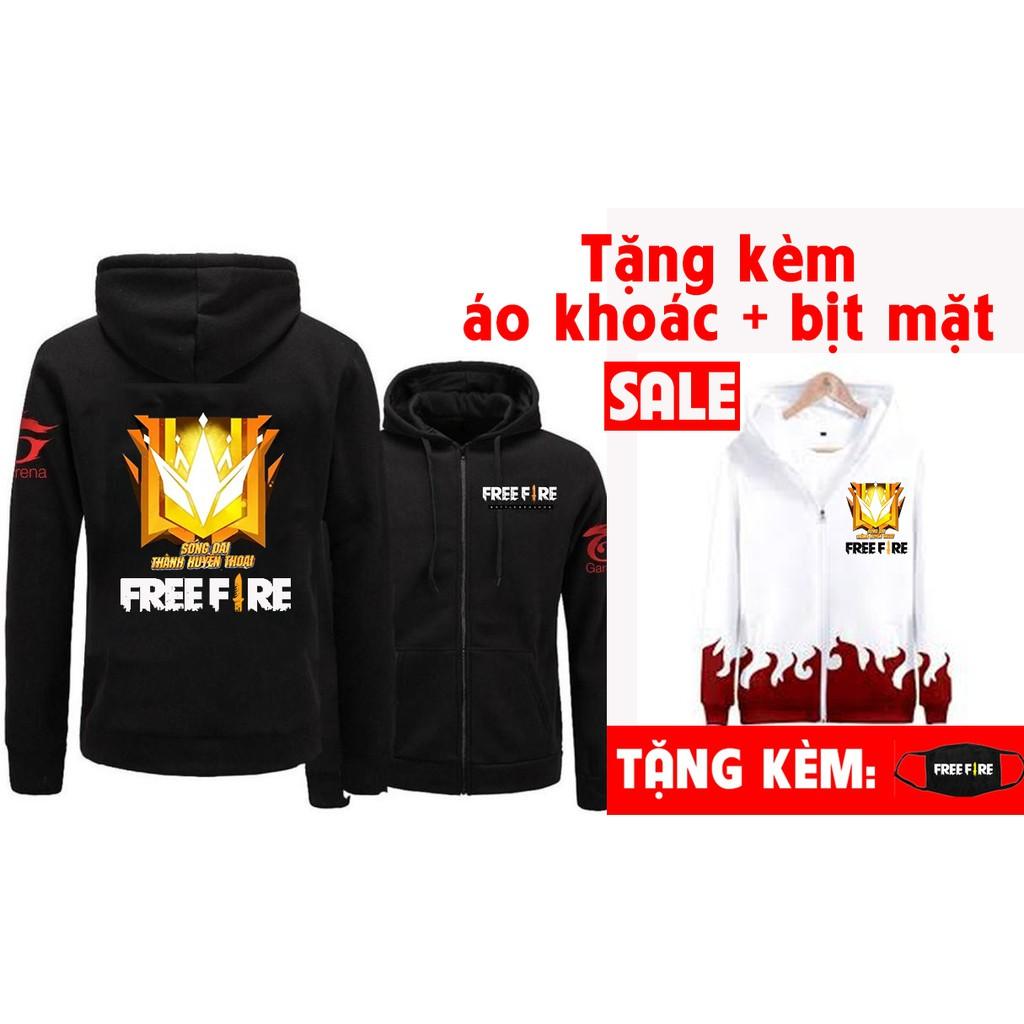 HOTÁo khoác Free Fire | áo khoác nỉ game khuyến mại khủng được các fan yêu thích nhất