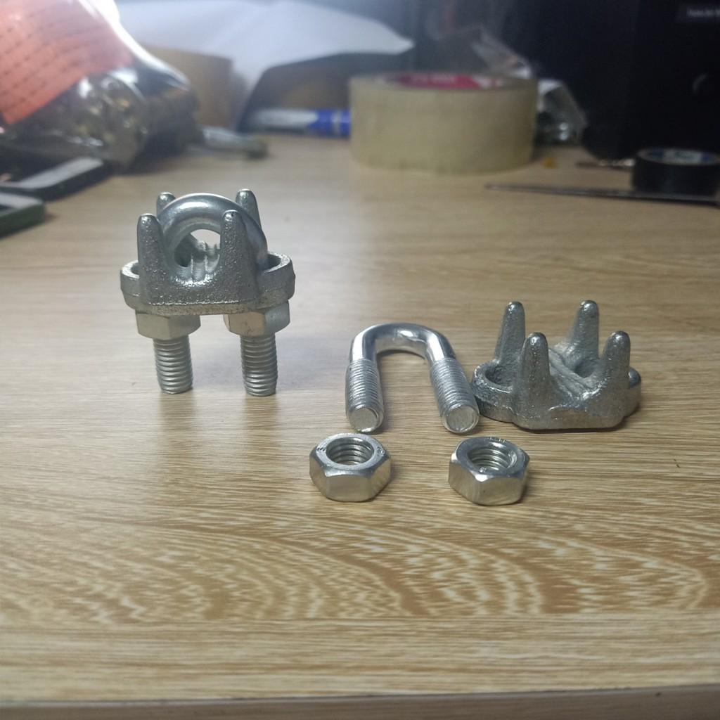 Ốc siết cáp mạ d12mm