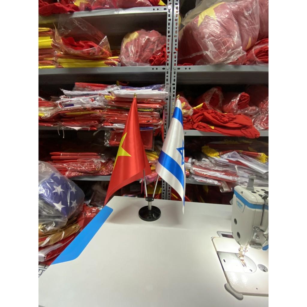 Cờ để bàn việt isarel 20x30cm