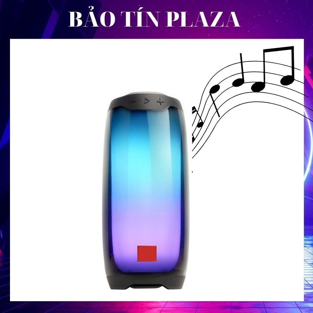 Loa bluetooth PAGINI Pulse 4+ ful/mini led chất lượng âm bass tuyệt vời, thiết kế đẹp mắt có kèm cáp sạc – Hàng nhập khẩu