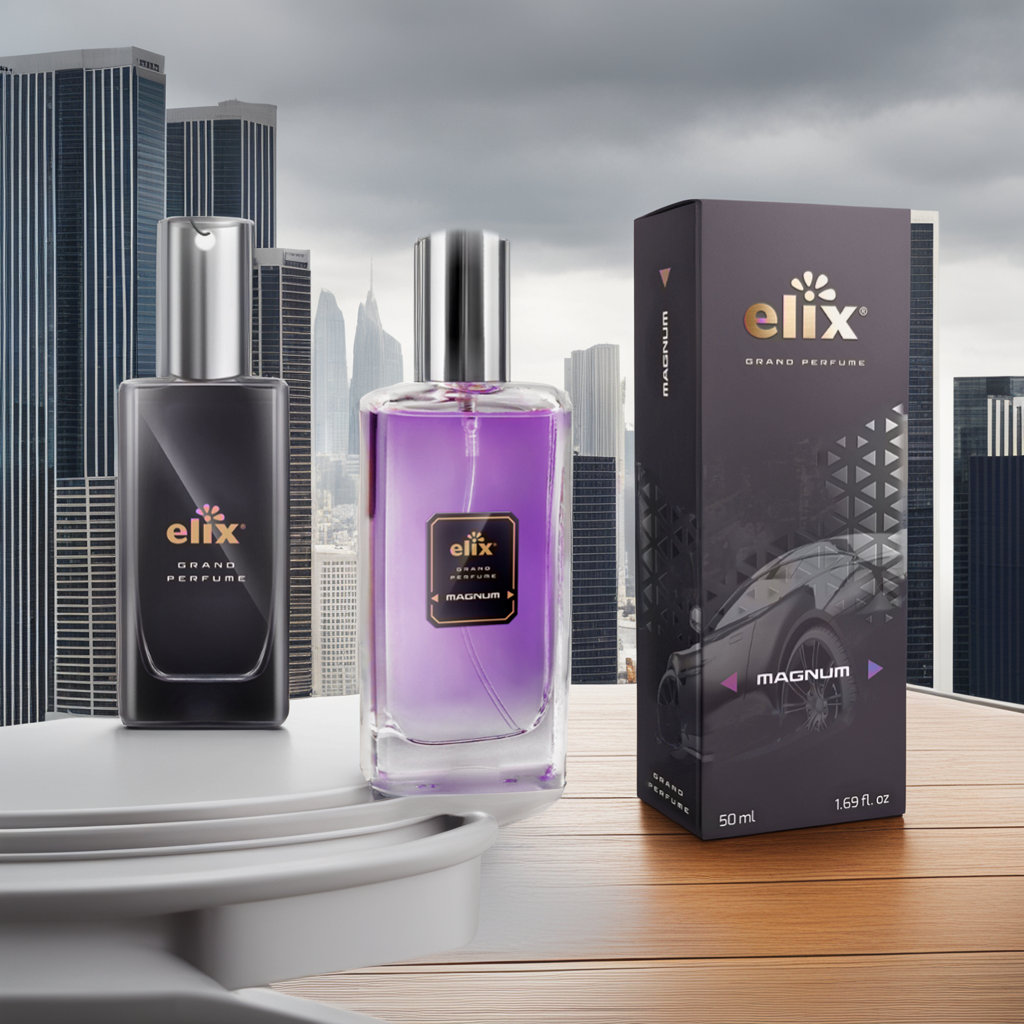 Nước hoa xịt ô tô Elix Grand Perfume Magnum 50ml  - Hương Sang Trọng, ngọt ngào - Hàng chính hãng nhập khẩu Ba Lan, mùi hương tự nhiên an toàn