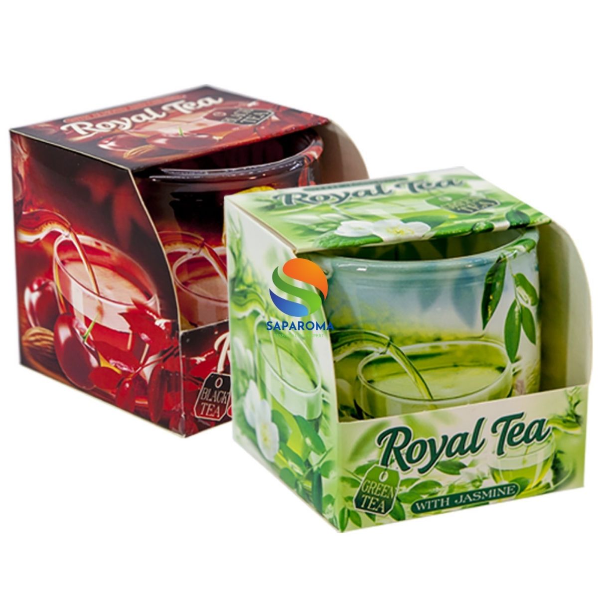 Combo 2 ly nến thơm tinh dầu Bartek Royal Tea 100g - trà hoàng gia, nến trang trí, thơm phòng, thư giãn, hỗ trợ khử mùi