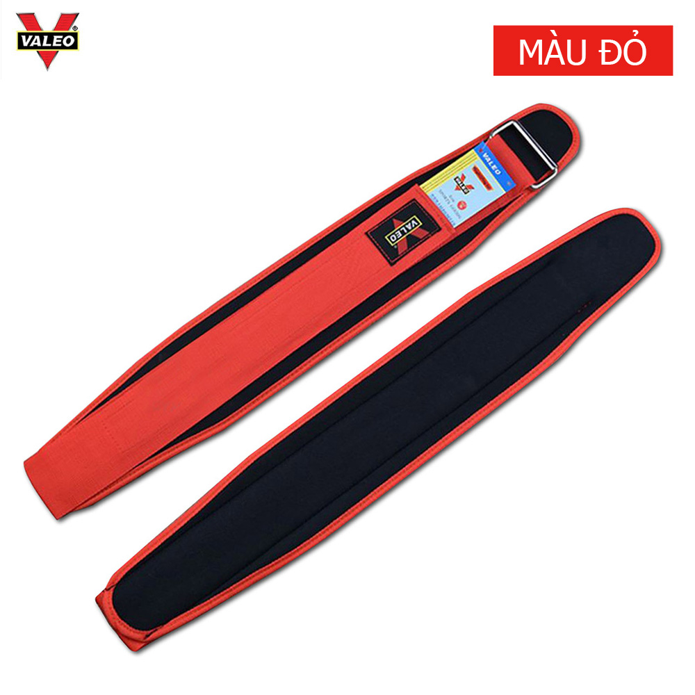 Đai Lưng Mềm Tập Gym VALEO bản 12cm gọn nhẹ, chắc chắn