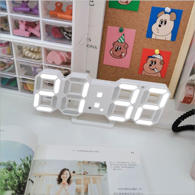 Đồng hồ LED ATENS kiểu dáng hiện đại đa chức năng trang trí nhà cửa sang trọng.