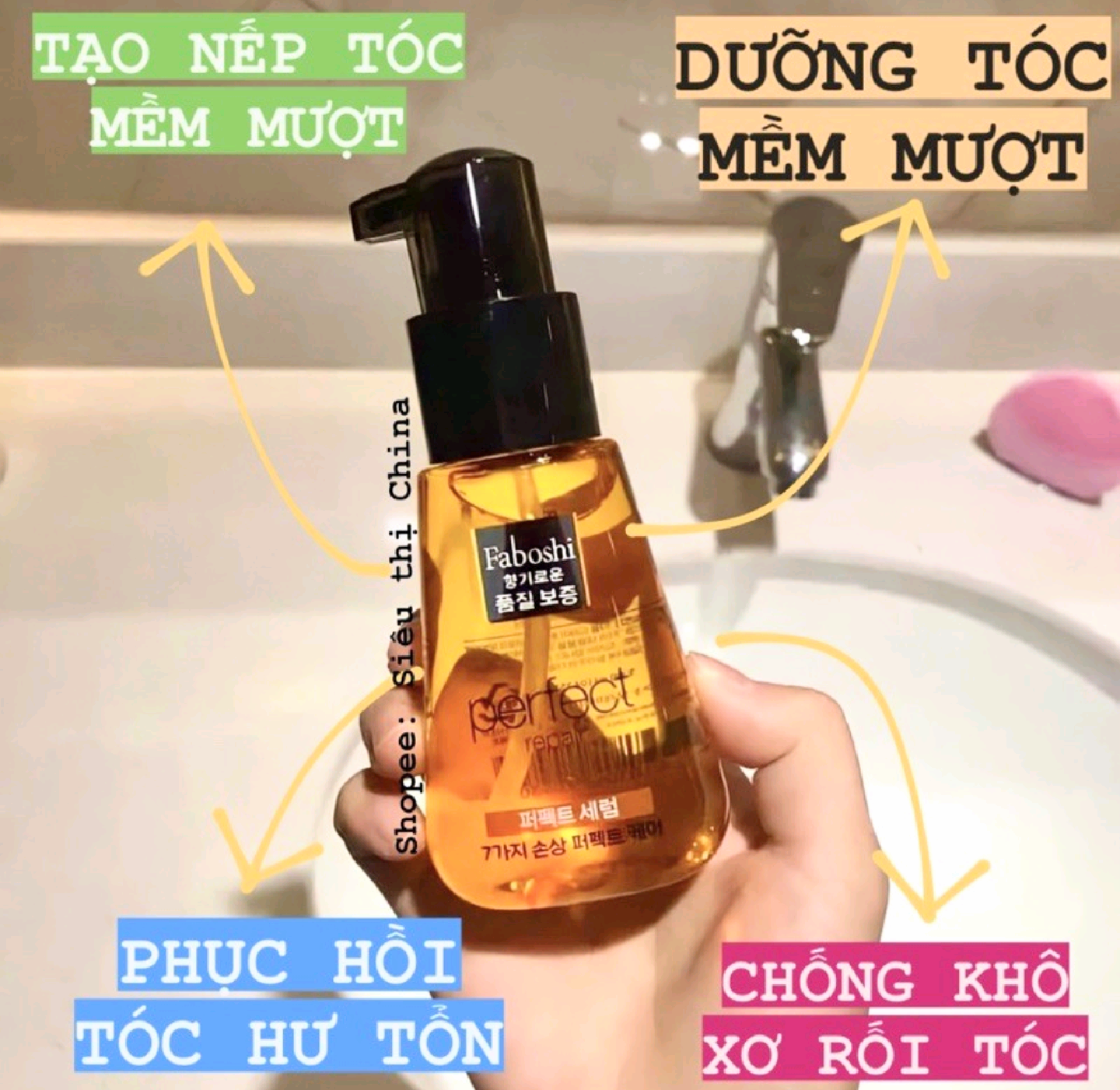LỌ TINH DẦU DƯỠNG TÓC CHĂM SÓC TÓC PHỤC HỒI TÓC HƯ TỔN TẠO NẾP TÓC MỀM MƯỢT TÓC ĐẸP HÀNG CHẤT LƯỢNG