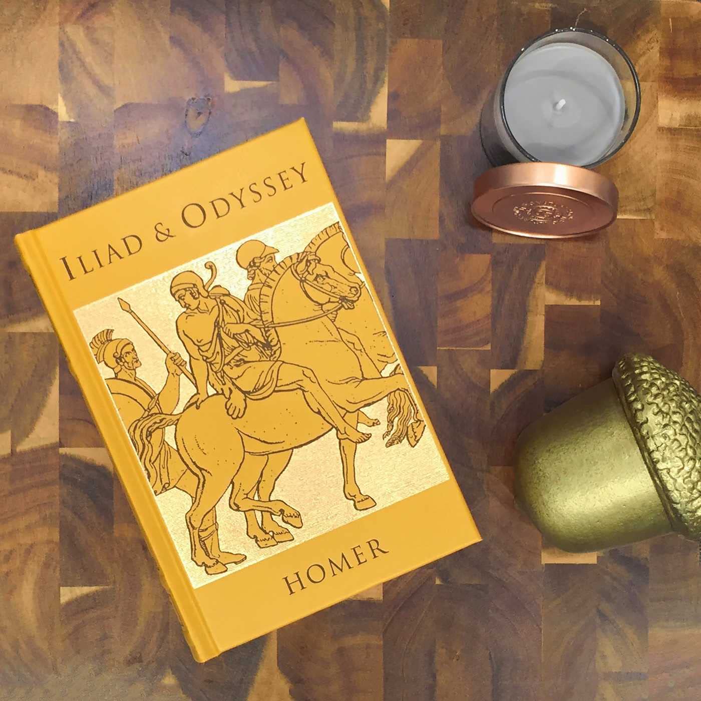 Artbook - Sách Tiếng Anh - Iliad & Odyssey (Leather-bound Classics)