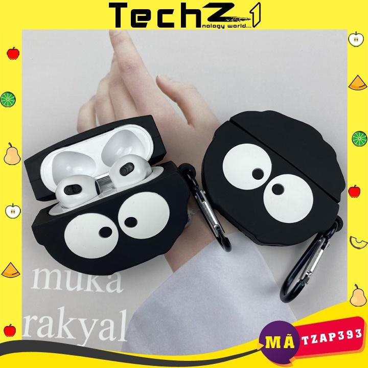 Bao Case cho Airpod 3 bảo Hoạt Hình Black Totoro - Mã TZAP393