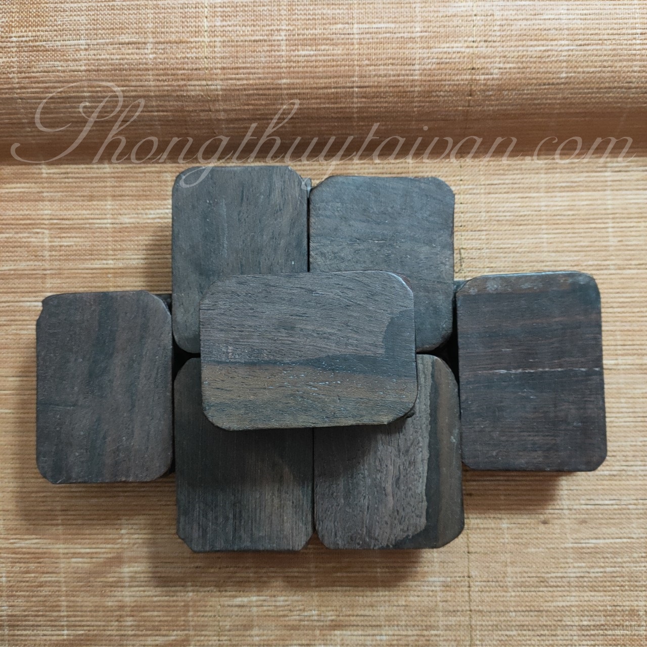 Chân đế gỗ Mini Gỗ hình chữ nhật 7cm*5cm*2.5cm