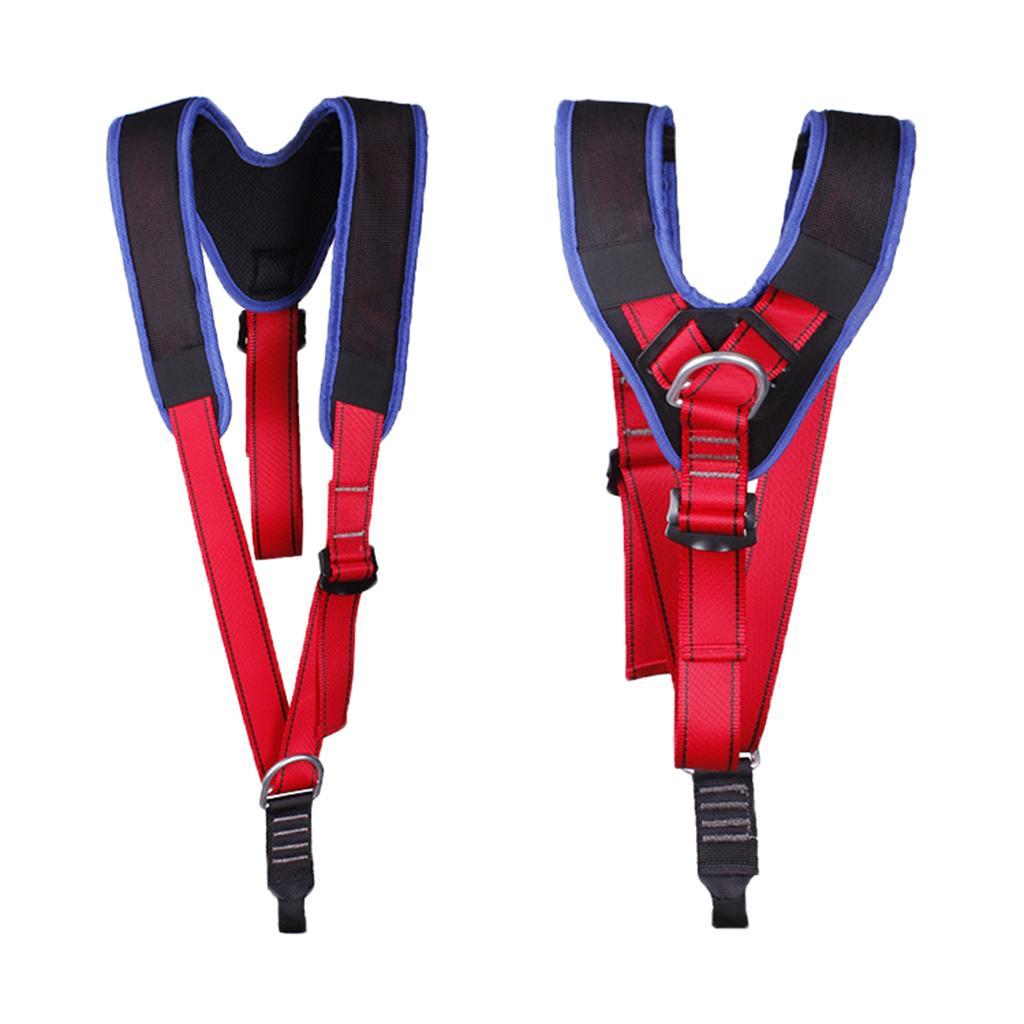 Mountaineering Safety Harness Belt Shoulder Strap Rock Climbing Aerial Work