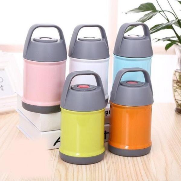 Bình Ủ Cháo, Sữa, Bột - Bình Giữ Nhiệt Thức Ăn Cho Bé Ruột Inox Công Nghệ Nhật Bản
